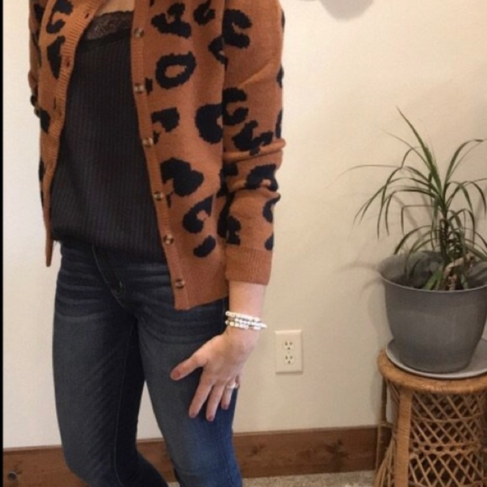 Leopard cardigan